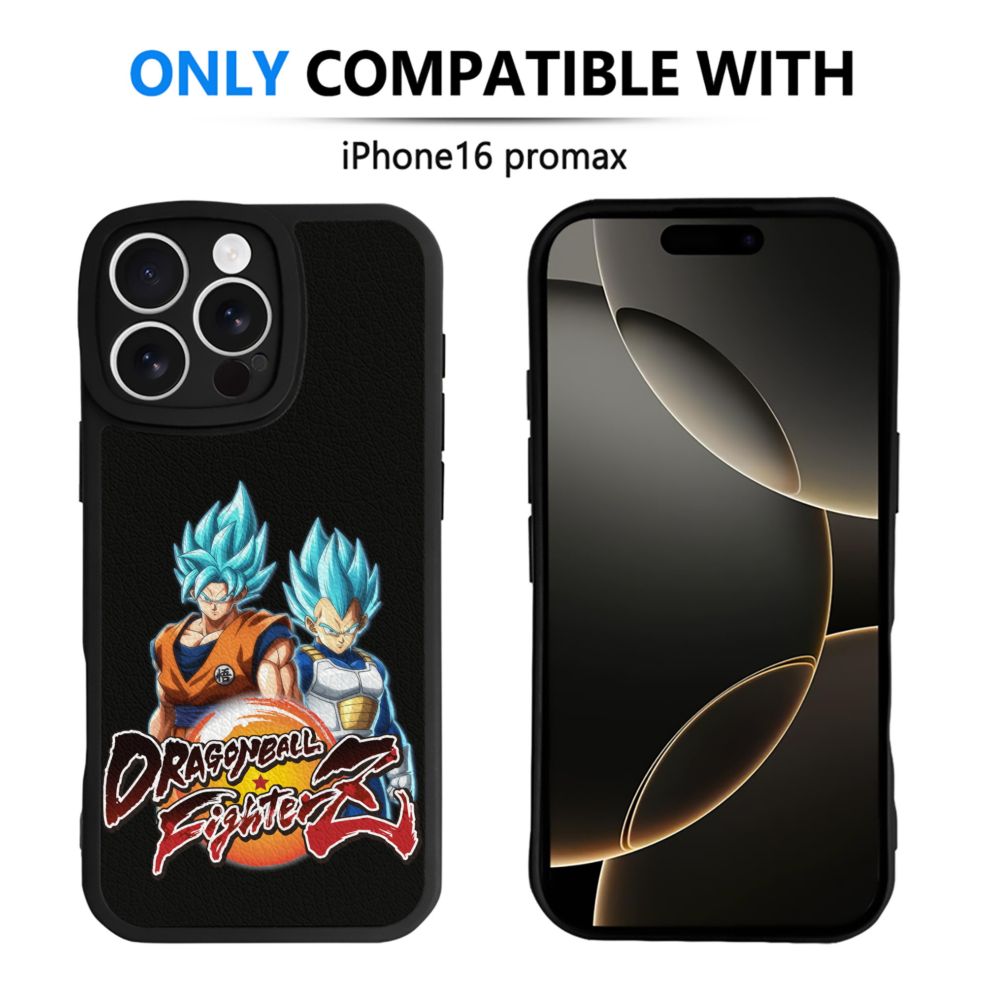 （画像用） ドラゴンボール DRAGON BALL 【iPhone 16シリーズ対応】シリコンスマホケース（レザー調） 材質：シリコン